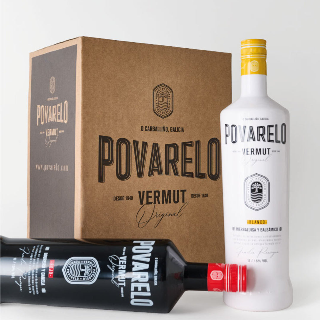 Caja de 6 botellas de vermut Povarelo a elegir