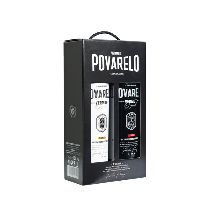 Estuche de vermut gallego Povarelo