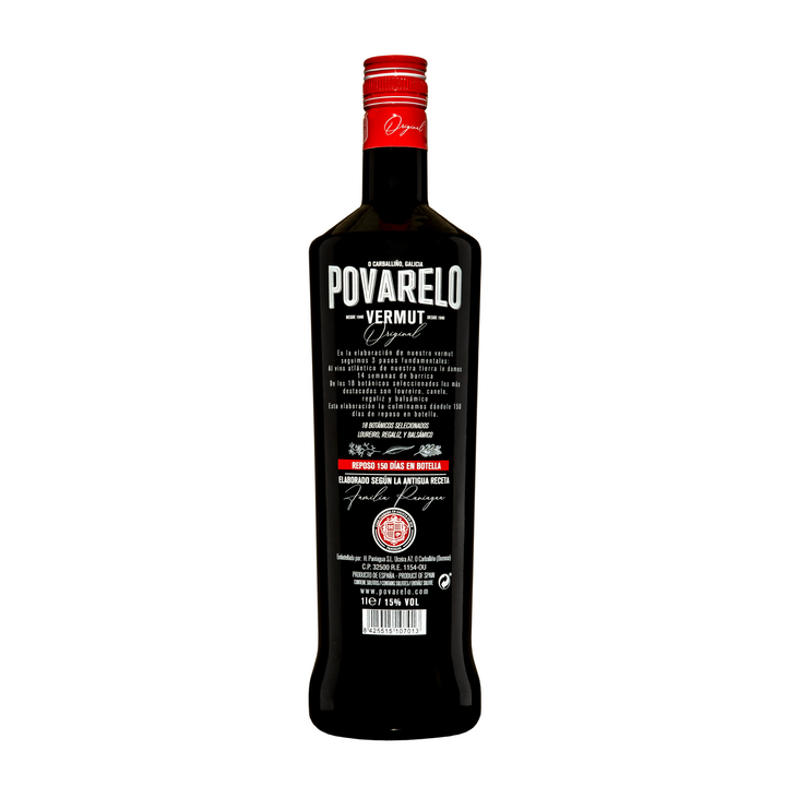 Vermut Gallego Rojo Povarelo