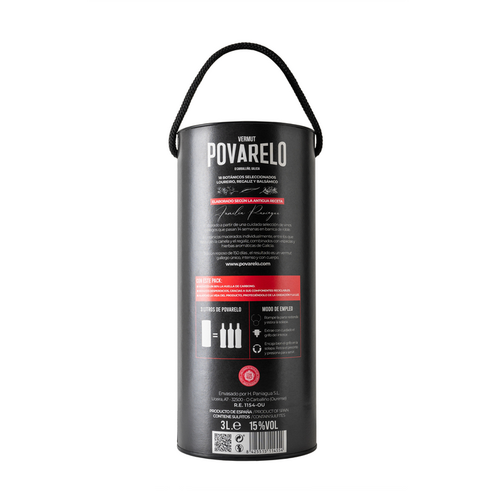 Povarelo Rojo Bag-in-Tube 3L