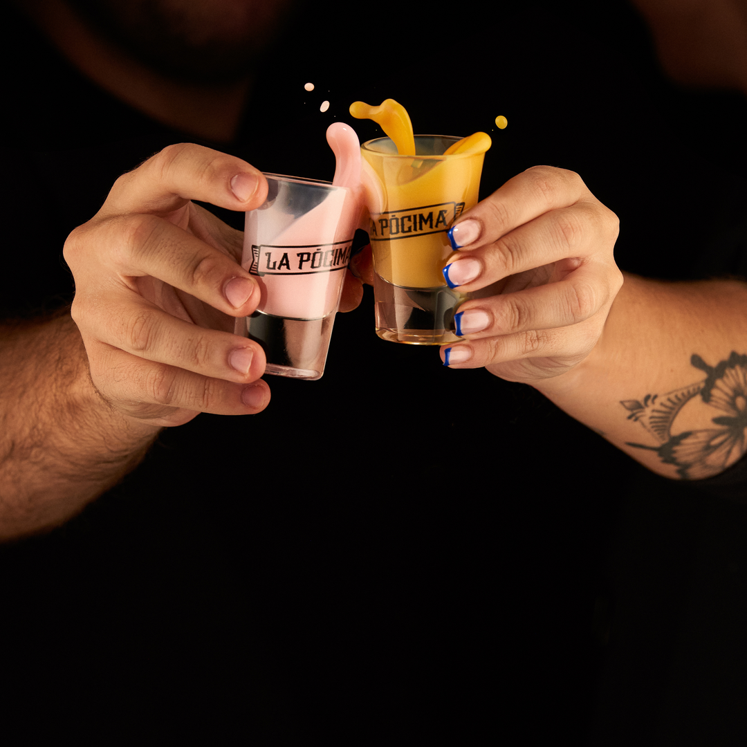 Pack de 6 vasos de chupito La Pócima
