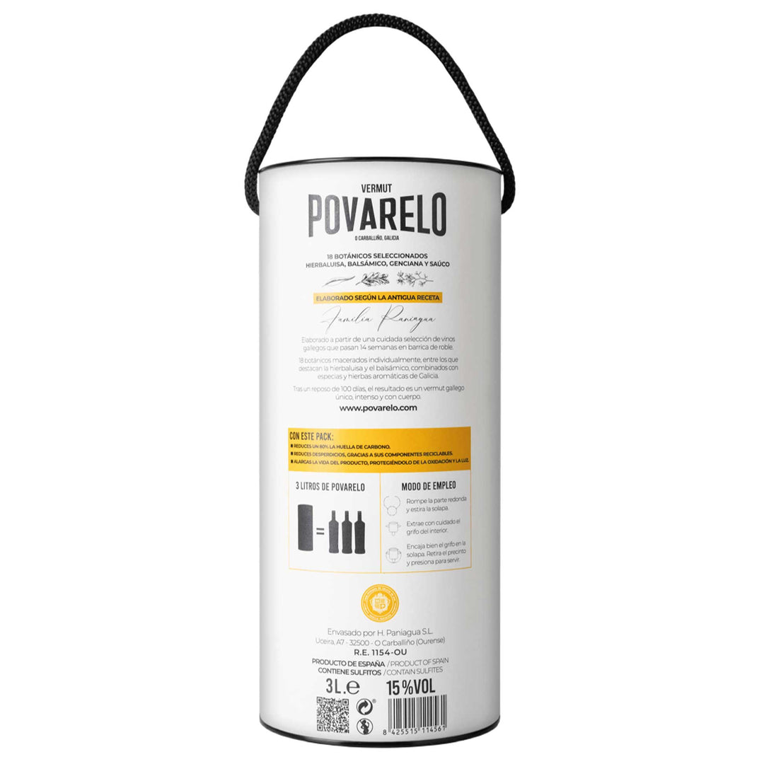 Vermut Povarelo Blanco Bag-in-Tube 3L